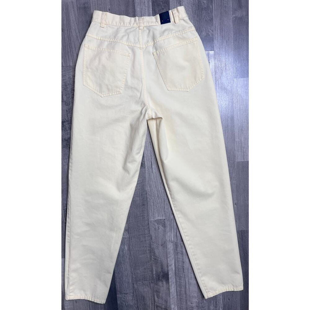 Lauren Ralph Lauren Straight Leg Pants Womens 4 Cream High Rise Preppy Classic - Picture 2 of 8